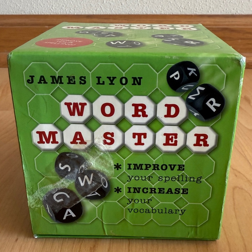 James Lyon Word Masters Educational Board Game For Spelling & Vocabulary